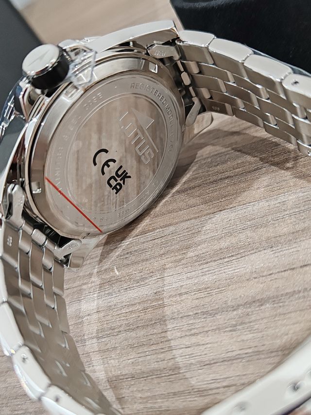 Reloj Lotus Hombre Azul y Plateado