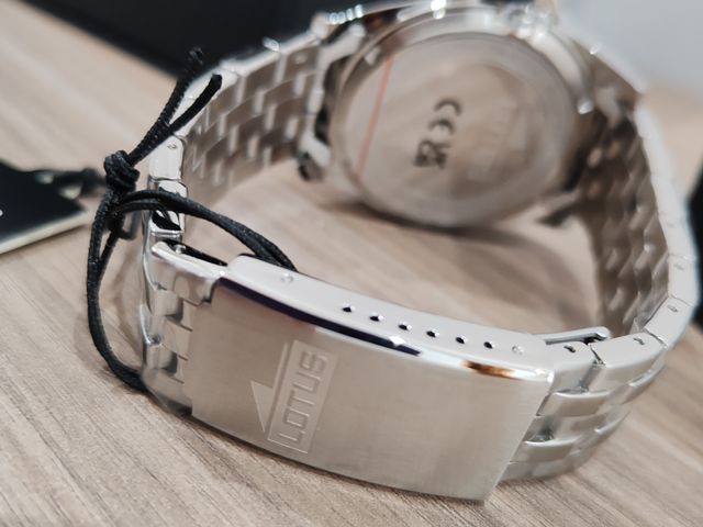 Reloj Lotus Hombre Azul y Plateado