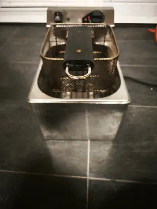 Freidora Eléctrica 8L Acero Inoxidable