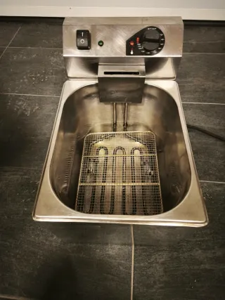 Freidora Eléctrica 8L Acero Inoxidable