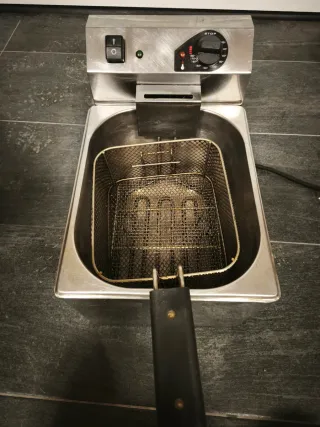 Freidora Eléctrica 8L Acero Inoxidable