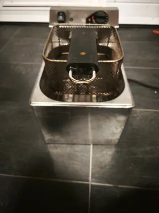 Freidora Eléctrica 8L Acero Inoxidable