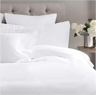 Set lenzuola in cotone biologico bianco COTTON ARTean