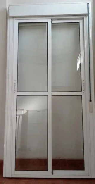 3 Balconeras correderas aluminio blancas