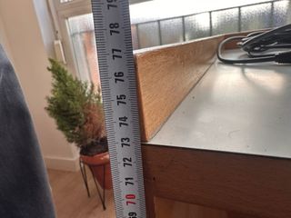 Mesa de estudio madera y metal