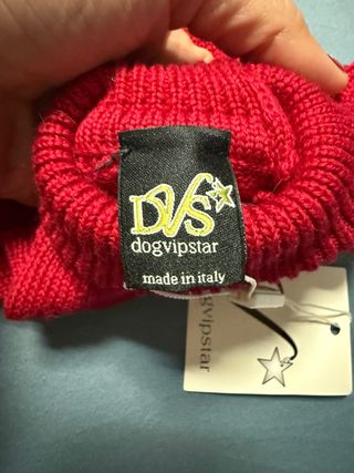 Maglione cane dogvipstar rosso