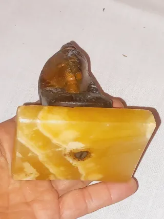 Réplica Esfinge com base mármore - Souvenir Cairo