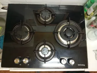 Placa de gas cocina 4 fuegos