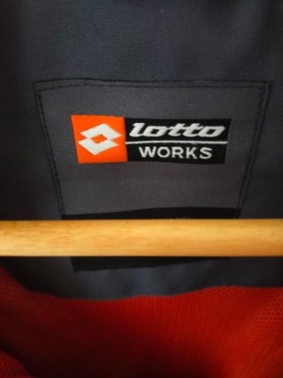 Cazadora Lotto Gris y Naranja