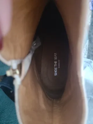 Botines Beige Tacón