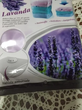 Sacchi Sottovuoto Profumati Lavanda 70x110cm