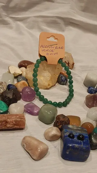 Pulsera Aventurina Verde Natural 6mm