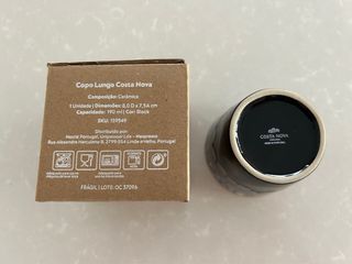 Nespresso Costa Nova Copo Lungo Preto