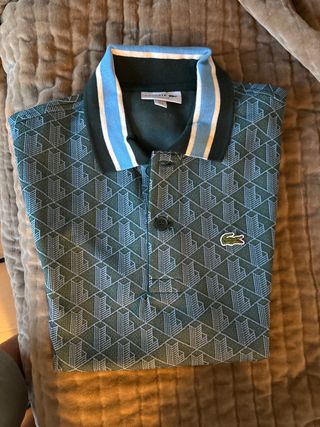 Polo Lacoste Talla M Diseño Geométrico