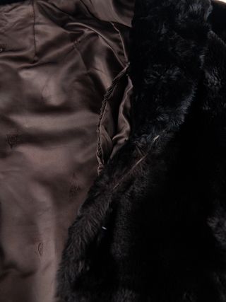 Abrigo Piel Natural Mujer Marrón Suave