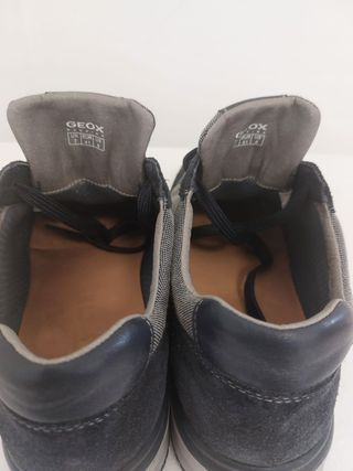 Deportivas Geox Hombre Azul/Gris