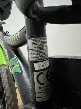 Bici infantil 14 pulgadas dinosaurios