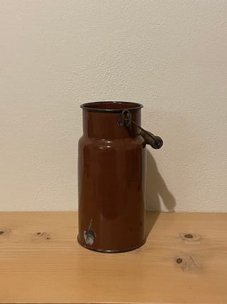 Contenitore Latte Vintage Marrone
