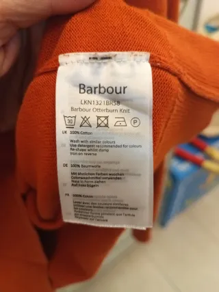 Jersey Barbour Naranja