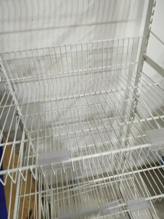 Expositor de alimentos metálico