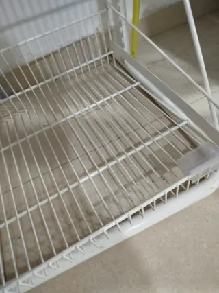 Expositor de alimentos metálico