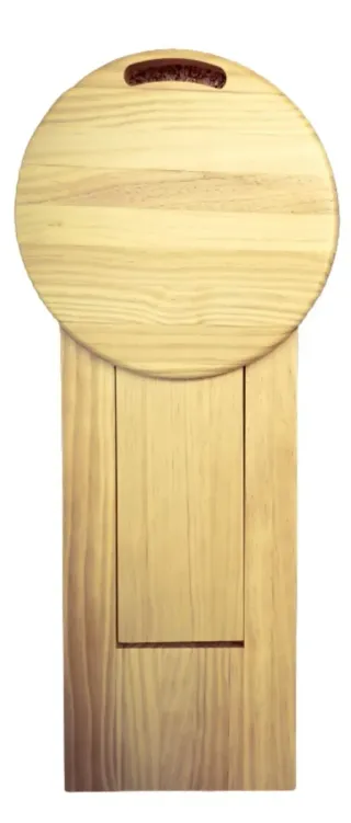 Taburete plegable madera Barnizado natural