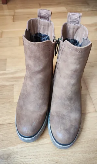 Botines marrones claritos