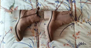 Botines marrones claritos