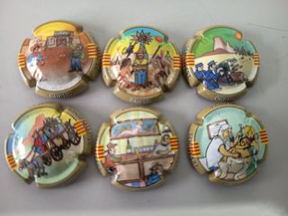 6 PLACAS DE CAVA CHATIN N3