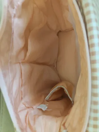 Bolsa Canastilla I Love Vichy + cambiador