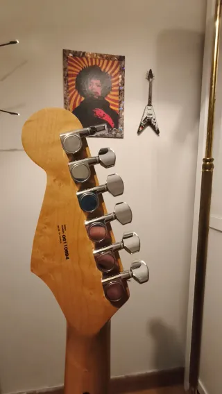 Fender Lite Ash Stratocaster Negra