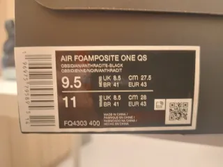 Nike Air Foamposite Galaxy Talla 43