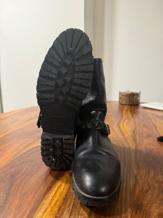 Botas altas negras Massimo Dutti