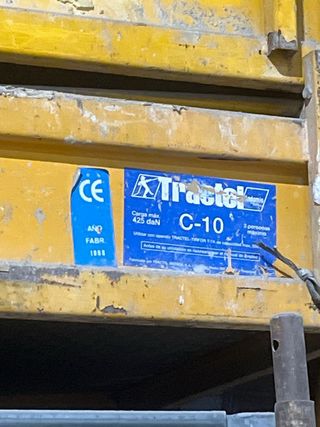 Andamios Tractel Amarillos