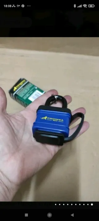 Candado especial para intemperie