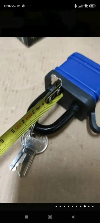 Candado especial para intemperie