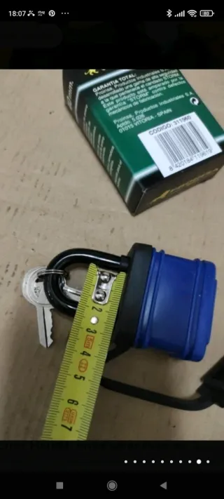 Candado especial para intemperie