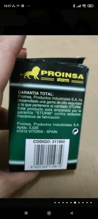 Candado especial para intemperie