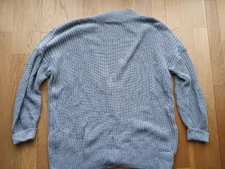 Chaqueta de punto gris oversize Mujer talla M