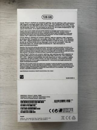 iPhone 11 Bianco 128GB + Cover