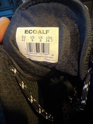 Botas Ecoalf Gredosalf Negras Talla 42