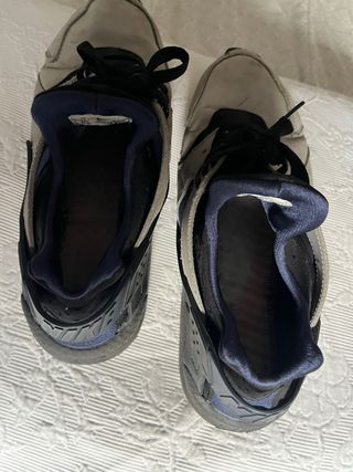 Zapatillas Nike Huarache Talla 46 Gris/Azul