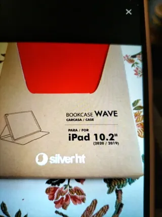 Funda iPad 10.2 Wave SilverHT Roja