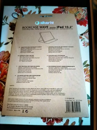 Funda iPad 10.2 Wave SilverHT Roja