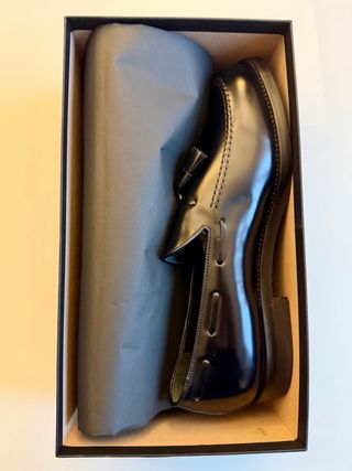 Mocasines Lottusse Jocker P. Negro Talla 9 1/2.