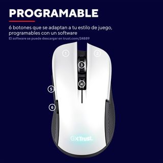 Trust Gaming GXT 923W Ybar Ratón Inalámbrico Gamin