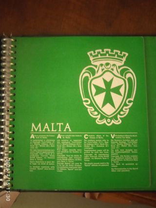 Malta francobolli+album