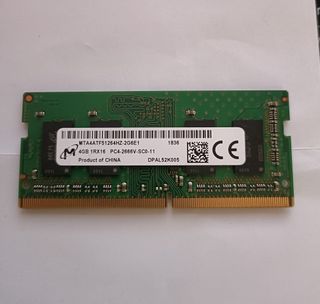 Memoria RAM Micron 4GB DDR4 2666MHz SO-DIMM