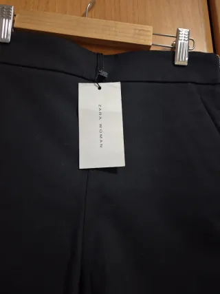 Falda pantalón Zara negra Talla XS
