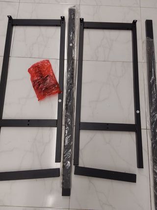 VASAGLE Tavolo Bar, Tavolo Cucina Rettangolare Stretto, Tavolo Alto con Struttura in Metallo Robusta, 40 x 120 x 90 cm, Montaggio Semplice